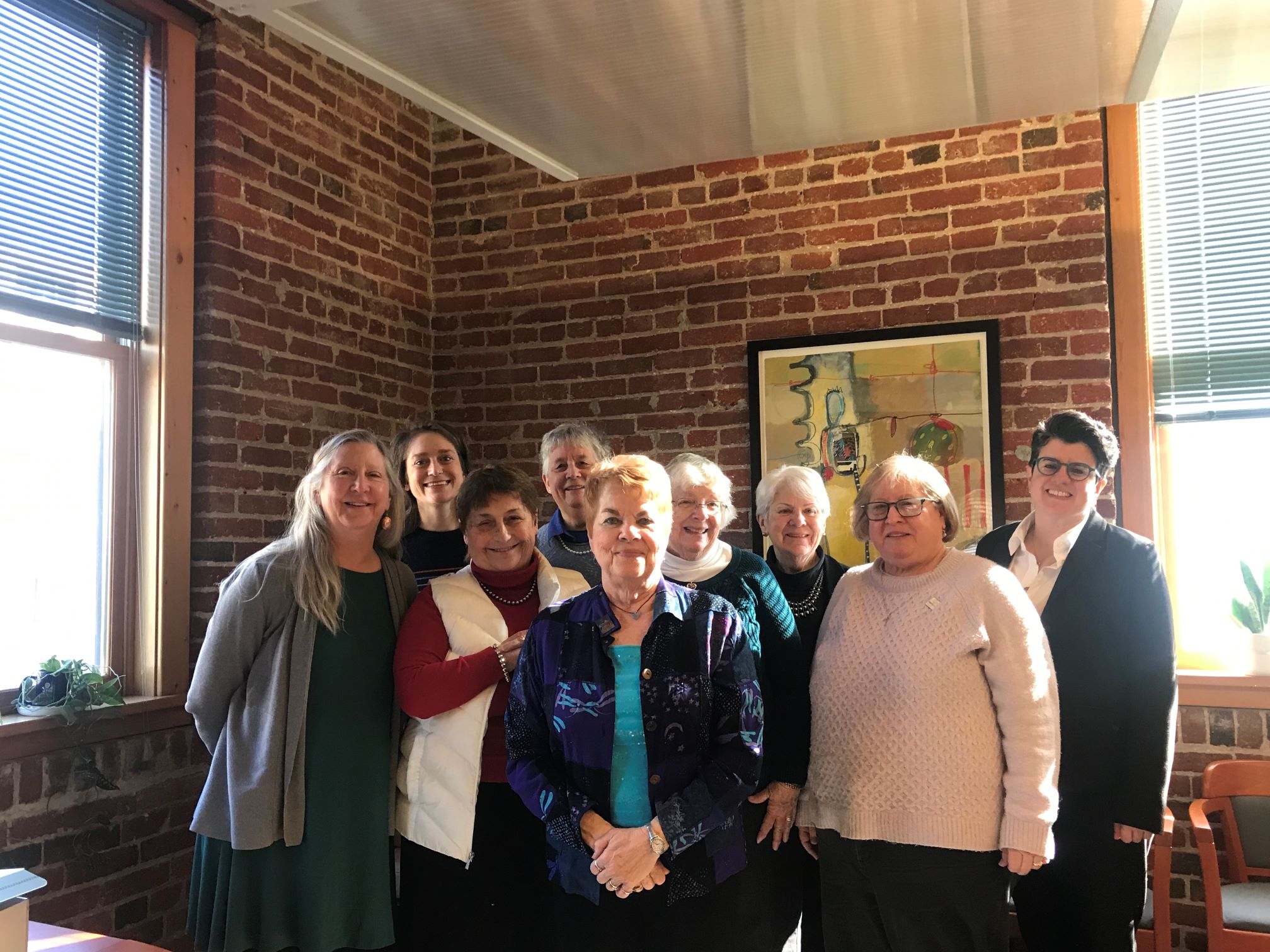 Members of Women-Church Convergence posing together for a photo